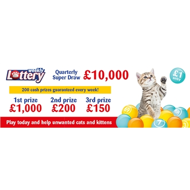 Join the cat lottery today and support our branch