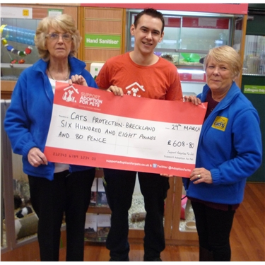 DONATION FROM PETS AT HOME