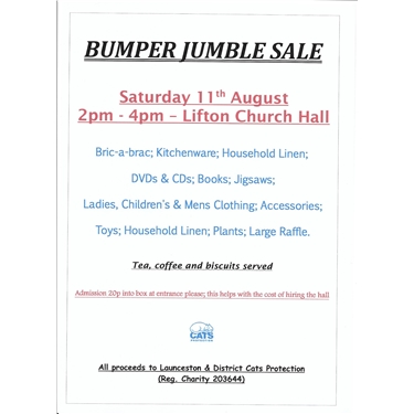 Bumper Jumble Sale