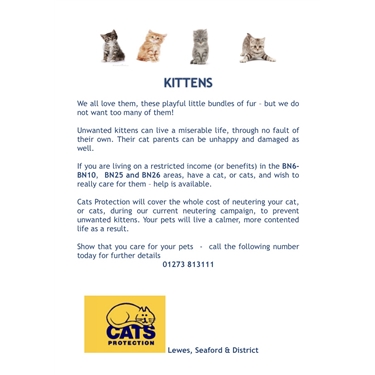 Free Neutering Campaign 