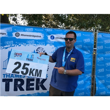 Congratulations to Dan for completing the Thames Bridge Trek! Congratulations to Dan for completing the Thames Bridge Trek!