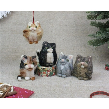 Deck the halls with cat baubles Deck the halls with cat baubles
