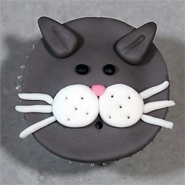 cat face cupcakes kitty