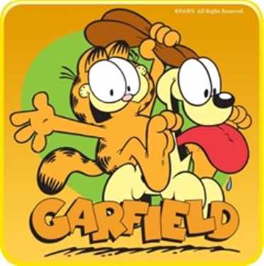 Garfield joins T-Shirt Booth to help raise money for Cats Protection