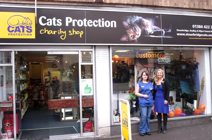 cats protection shop front